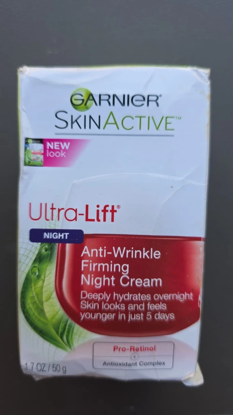 Garnier Ultra-Lift Anti-Wrinkle Firming Night Cream 1.7 fl oz New