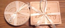 Babys Firsts Wooden Signs. Never Opened 