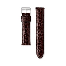 Bracelet de montre SEIKO véritable marron foncé bracelet en cuir 19 mm RS09C1...