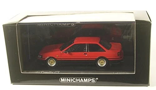Minichamps 437166320 1:43 Corolla GT 1984-Rouge Toyota Collectible Miniature car - Photo 1/1