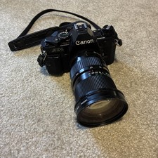 Canon AE-1 Program 35mm Film Camera  Canon Zoom Lens Tested Fires