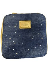 Starbucks Blue Gold Star Design Handbag Coffee Tea Theme Advertising Bag