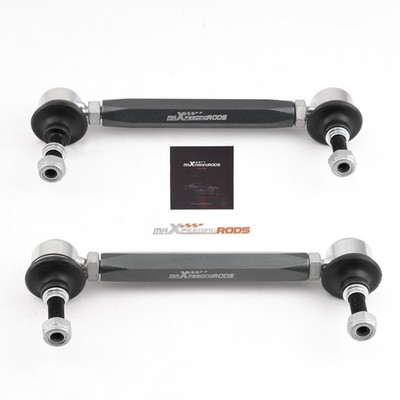 Universal Front Sway Bar Adjustable Links 180-230mm 10mm Balljoint + 12mm Washer