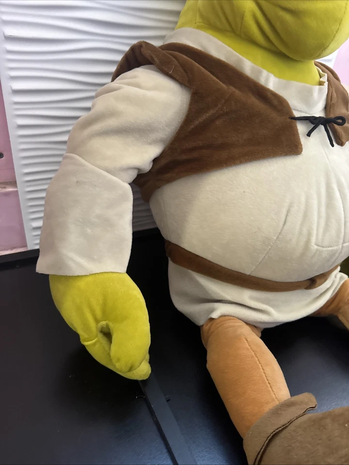 VTG 2004 SHREK 2 Nanco Dreamworks Jumbo Ogre Plush -25" Tall Collectible Plush - Image 4 of 4