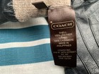 Black Leather Coach Brand Gloves Size 7 Cashmere Lining — photo 9