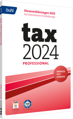 BUHL tax 2024 Professional Jahr 2023 3 User / 1 PC Vollversion Download Lizenz