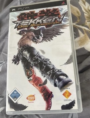 PSP Leere Box Tekken Dark Resurrection - Platinum FRA Sehr Guter Zustand