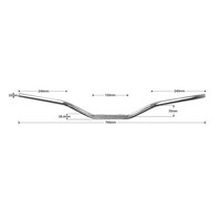 Arlows Fatbar Aluminium Lenker Oversize 28,6Mm 22Mm CRH Gold