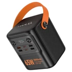 Hoco J152 Pro Tough 80000 Large Capacity Power Bank 65W+LED Light Power - Black/