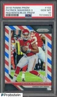 2018 Panini Red White Blue Prizm #102 Patrick Mahomes II Chiefs PSA 10 GEM MINT