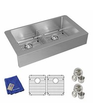 Elkay Crosstown 35-7/8 Farmhouse Double Basin Stainless Steel Kitchen Sink