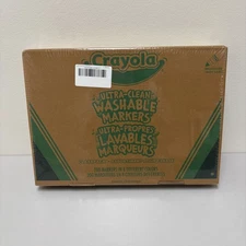 Crayola Ultra-Clean Washable Broad Line Markers Class Pack 200 pcs 8 Colors G105