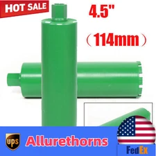 4.5" Hole Saw Hard Concrete Block Brick Drilling Bits Wet Diamond Core Drill Bit