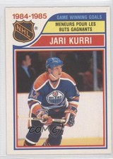 1985-86 O-Pee-Chee League Leaders Jari Kurri #261 HOF m5x