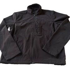 Kenneth Cole Reaction Men's Full Zip Jacket Black 3 pockets Size L