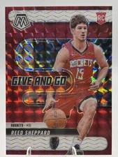 RC 24-25 Mosaic White Fluorescent Give And Go Reed Sheppard 3/30 Short Print