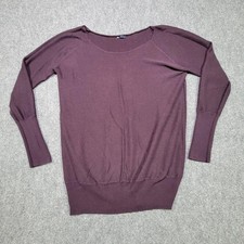 Gap Sweater Womens X-Large Purple Pullover Knit Crewneck Lightweight Casual Top