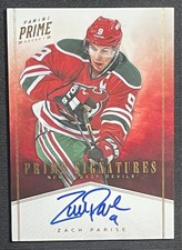 2011-12 Panini Prime Zach Parise Prime Signatures Gold 41/50