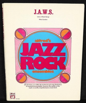 Alfred's J.A.W.S. Sheet Music Score Book Jazz Rock Ensembles