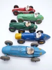 VINTAGE DINKY TOYS GP RACING CAR LOT x5: FERRARI MASERATI COOPER TALBOT HWM 1954