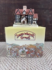 Shirehall 1985 David Winter Mini Cottage  Heart Of England Collection