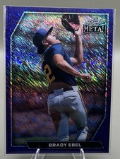 Leaf 2026 Leaf Metal Brady Ebel Serial Numbered #22 2/7 Baseball Card