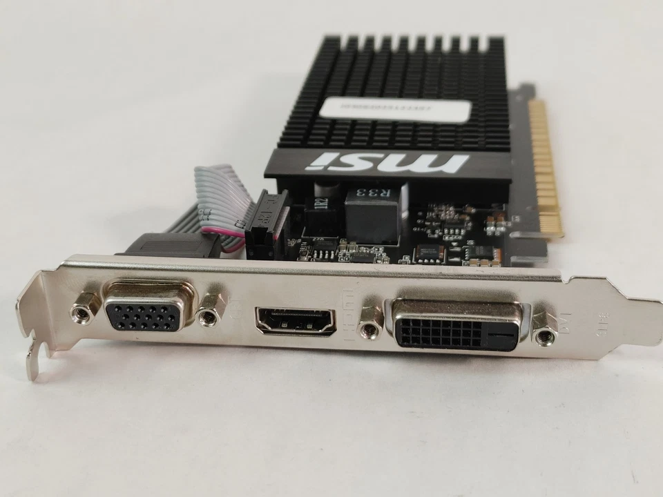 MSI Nvidia GeForce GT 710 2 GB GDDR3 PCI Express x16 Video Card - Image 3 of 4