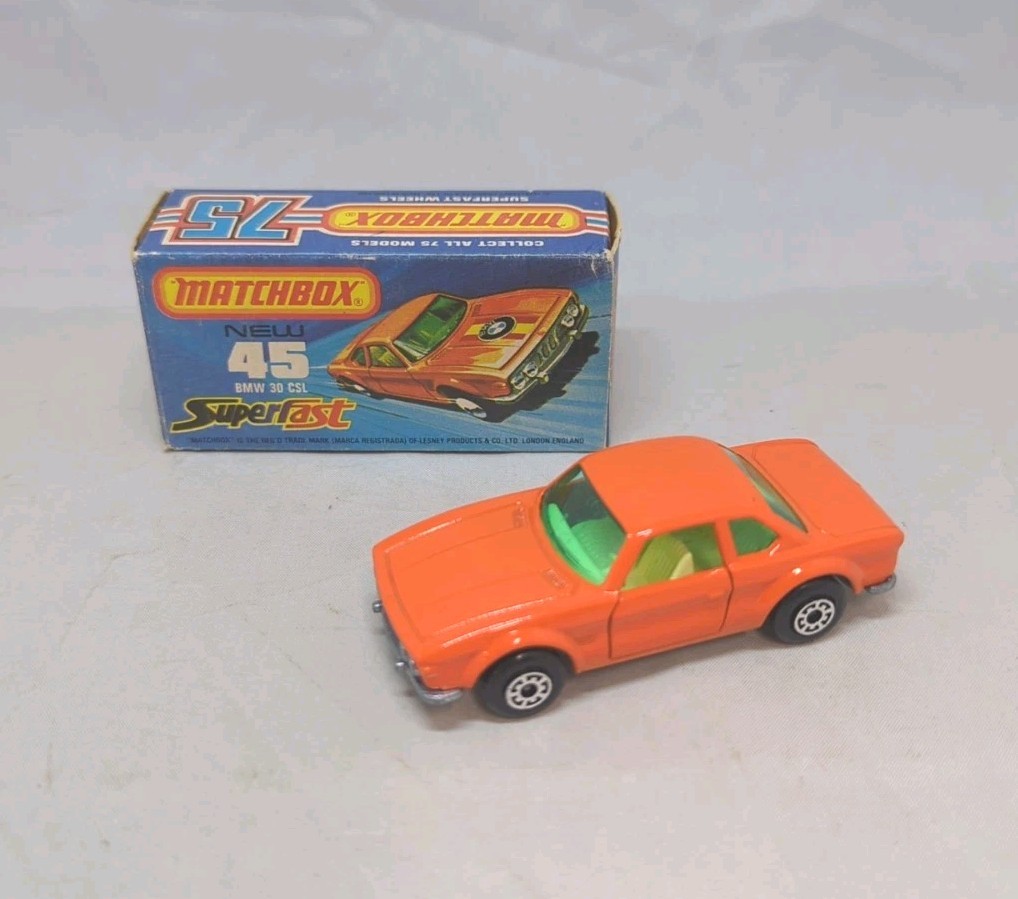 マッチボックス　ミニカー　BMW 30 CSL デッドストック　桐箱入り マッチボックス ミニカー BMW 30 CSL デッドストック 桐箱入り