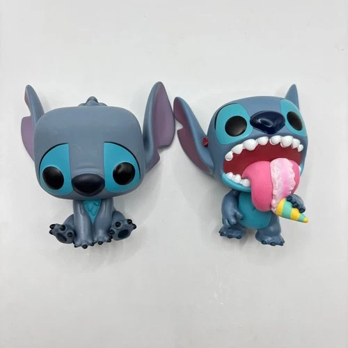 Funko Pop! Disney Summer Stitch #636 HT Exclusive Stitch #159 Lot of 2 NO BOX