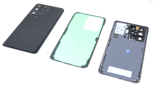 Tapa de batería original Samsung Galaxy S20 Ultra 5G SM-G988 cubierta trasera negra - Imagen 9 de 11