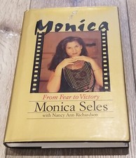 Monica Seles Signed Autographed Book Monica Tennis HOF 1st Edition