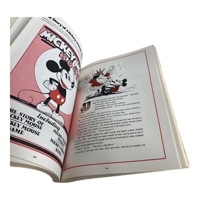 Vintage 1977 Walt Disney Mickey Mouse Fifty Happy Years Softcover