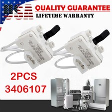 2X 3406107 Dryer Door Switch Assembly Replacement for Whirlpool/ Kenmore/ Maytag
