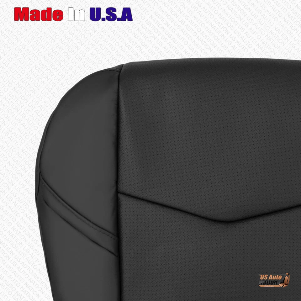 Cadillac Escalade 2015 a 2020 cubiertas inferiores de cuero negras para conductor y pasajero Foto 4 de 4