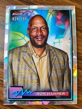 2021 Topps Finest Basketball RON HARPER Atomic Refractor 14/299