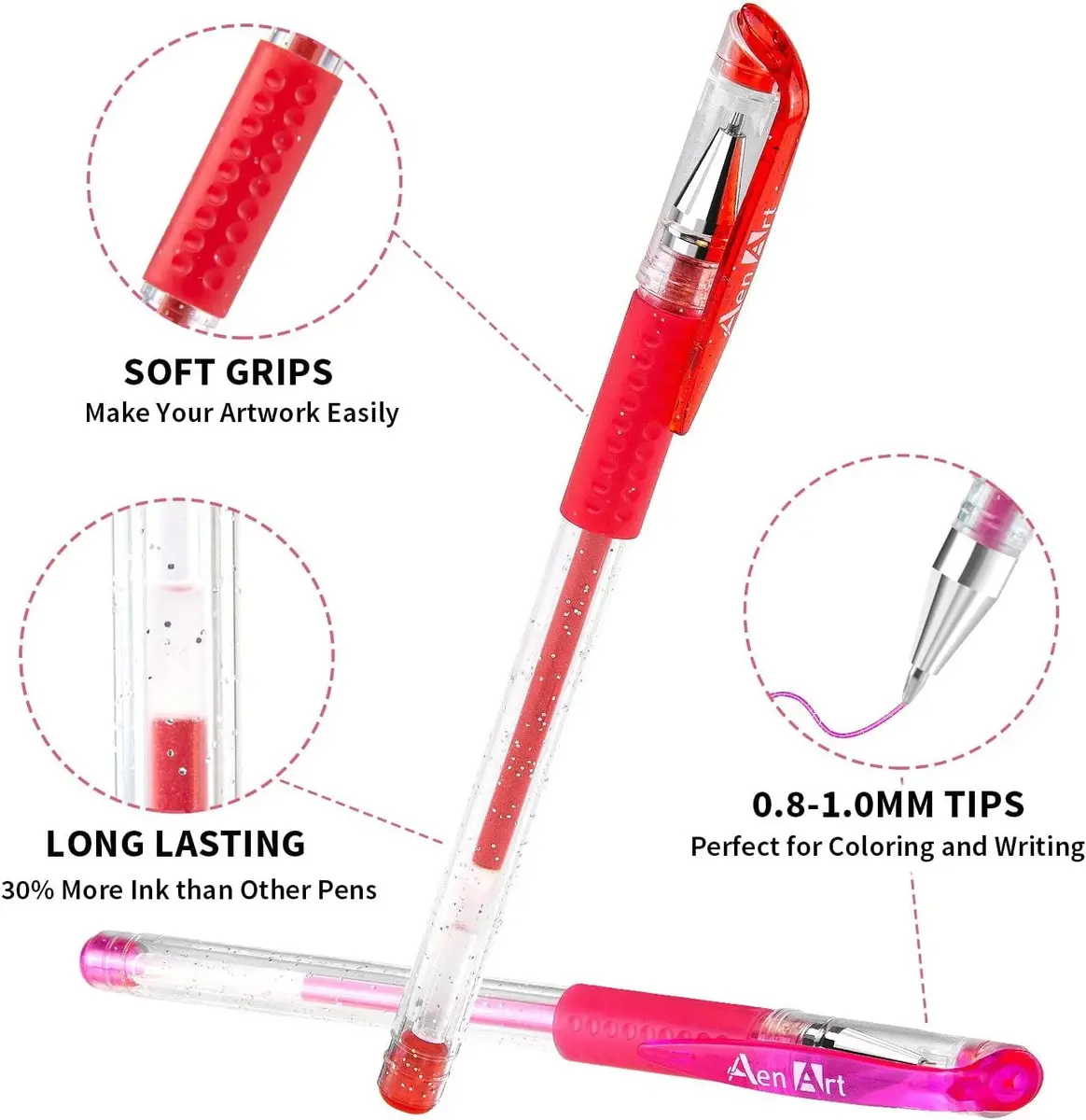 Transparent Multicolor Ballpoint Pen - Brilliant Promos - Be Brilliant!