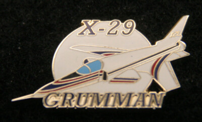 X-29 ADT NASA GRUMMAN HAT LAPEL PIN WING DRYDEN EDWARDS AFB 712 G172 TIE TAC