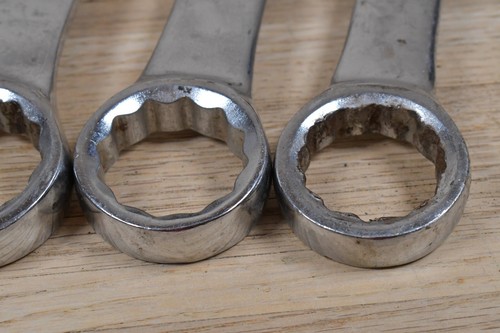 Set of 6 Large Heavy Duty SAE 12-Point Combination Wrenches 1-5/16" to 1-3/4" - Picture 9 of 18
