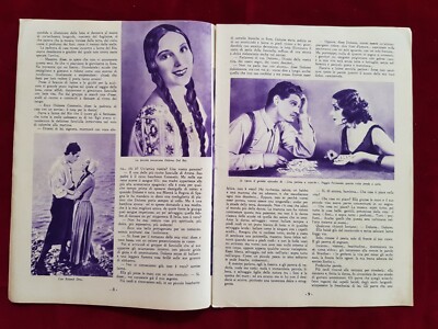 Excelsior Supplemento 14 1933 – La Vita Romanzesca Di Dolores Del Rio, Magazine Vintage