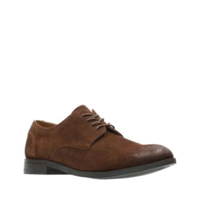 Clarks Tan Suede Oxfords Mens Aldwin Lace Tan Suede Oxfords | Clarks main image 4