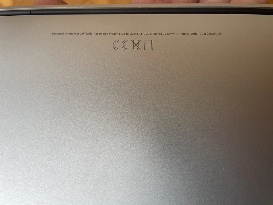 MacBook Pro 16" i7 2.6GHz - 16GB RAM - 512GB - PARI AL NUOVO, foto 3 di 3