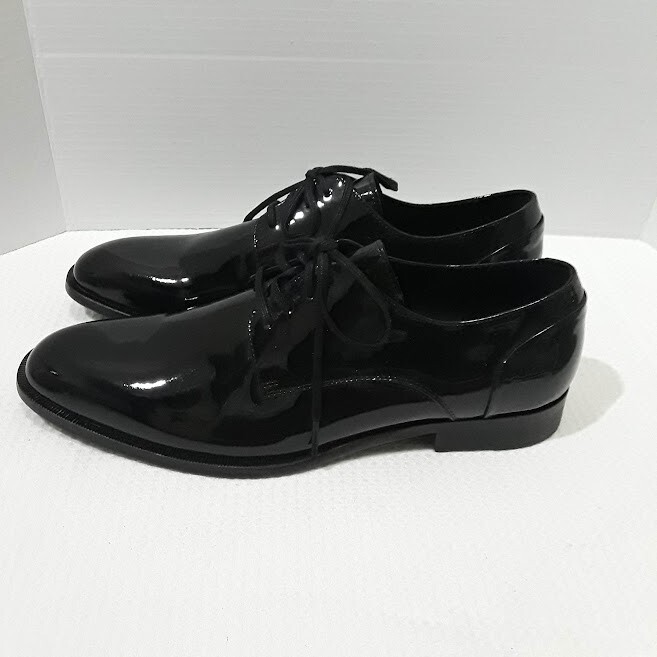 Kenneth Cole New York Keep T-Rack Mens Black Patent Leather  display picture 1