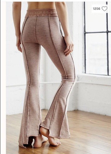 Flare High Low Hem Leggings Pants 