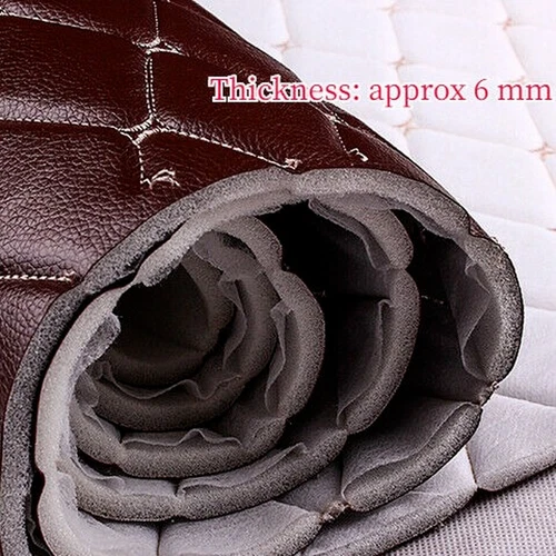 Hágalo usted mismo Tela de imitación de cuero Diamante Grueso Acolchado Esponja Parte posterior Material interior del automóvil - Imagen 8 de 33