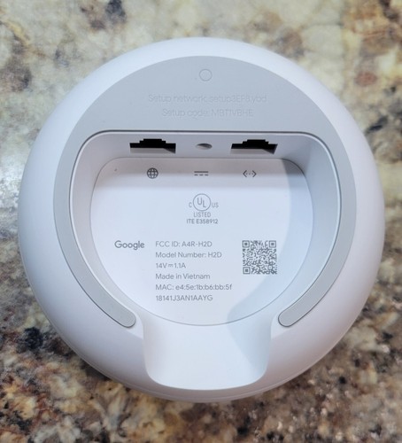 Google Nest WiFi Router A4R-H2D 2nd Gen 2.4GHz w/ Adapter - Free Shipping - Picture 4 of 4