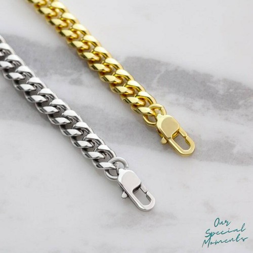 Gift for Husband, Husband Gift Cuban Link Chain Necklace, Husband Gift from Wife - Picture 4 of 25
