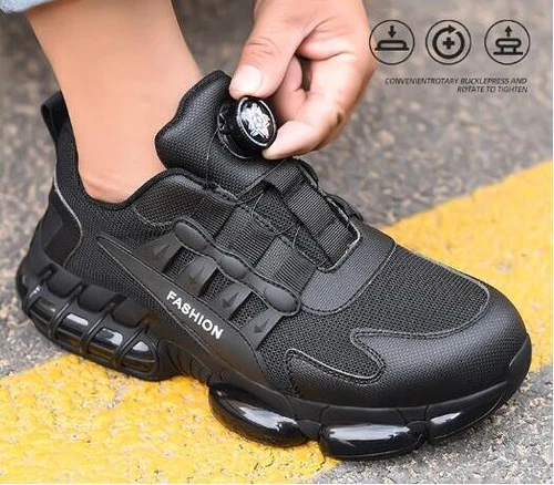 Leicht Sicherheitsschuhe Herren Arbeitsschuhe Stahlkappe Schutzschuhe Gr.36-46 - Bild 2 von 10