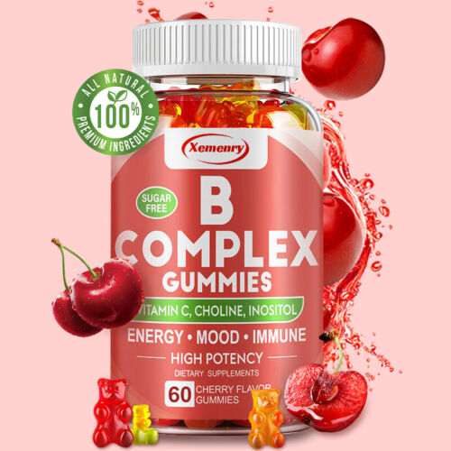 Vitamin B Complex Gummies - Vitamin C - Support Skin Health, Enhance Immunity - Picture 1 of 9