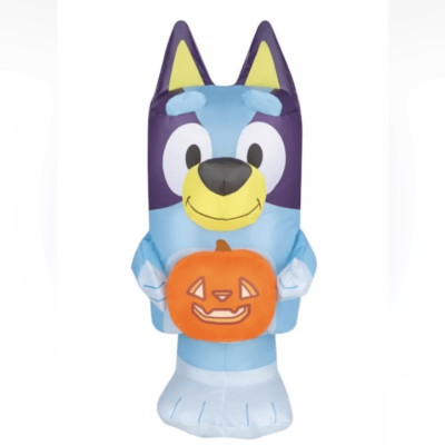 Bluey Pumpkin Jack O Lantern Halloween Inflatable Indoors 22   Tabletop