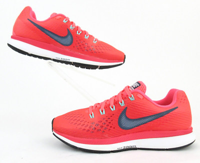 Nike Air Zoom Pegasus 34 Running Shoes Hot Punch Womens Sz 6.5 | eBay